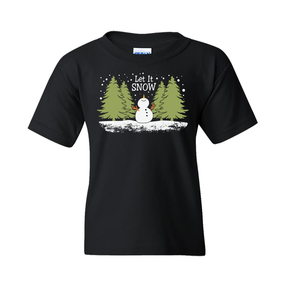 Christmas T-Shirt: "Let It Snow" (15) - FREE SHIPPING
