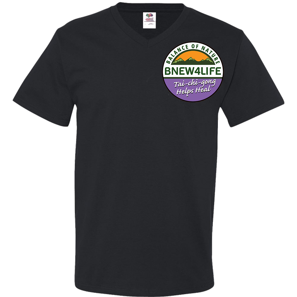 BNEW4LIFE - V-Neck T-Shirt (Front Logo)