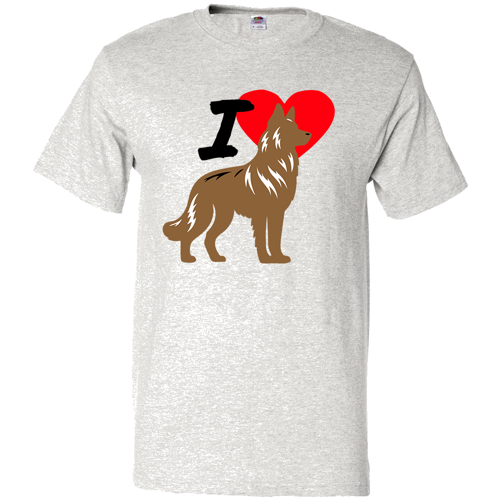Short Sleeve T-Shirt: "I (HEART) My Dog (GERMAN SHEPARD)" - FREE SHIPPING