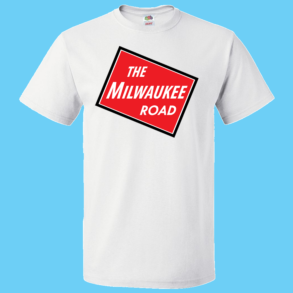 Short Sleeve T-Shirt: MILWAUKEE ROAD Logo - FREE SHIPPING
