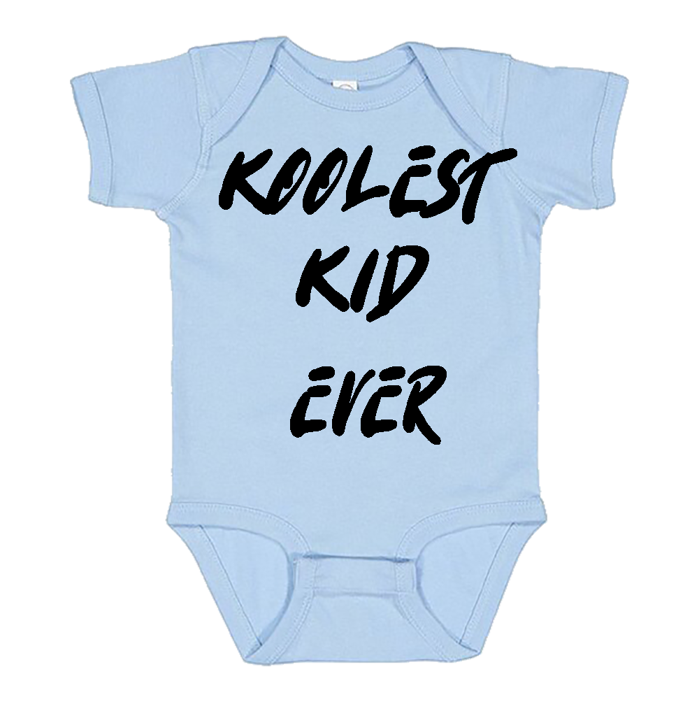 Infant Onesie: KOOLEST KID EVER (S20)- FREE SHIPPING