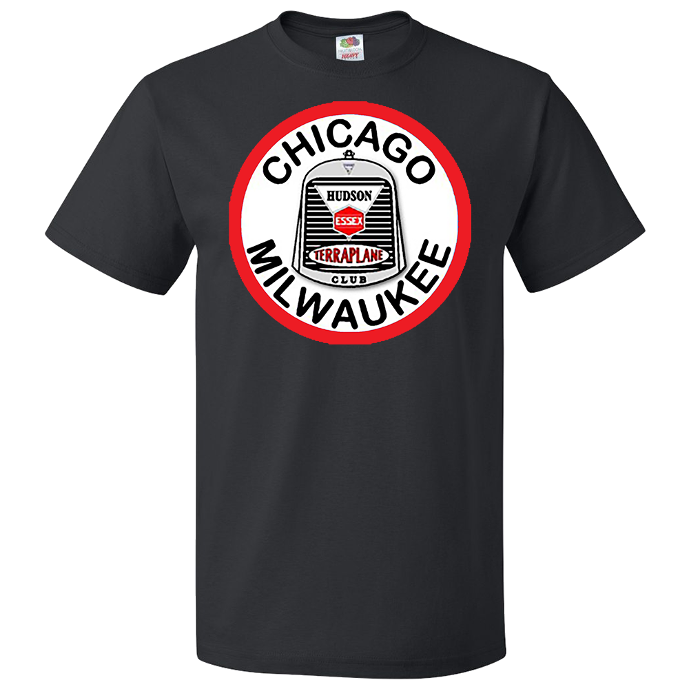 HET Club - Short Sleeve T-Shirt    CHICAGO-MILWAUKEE CLUB (Front Logo )