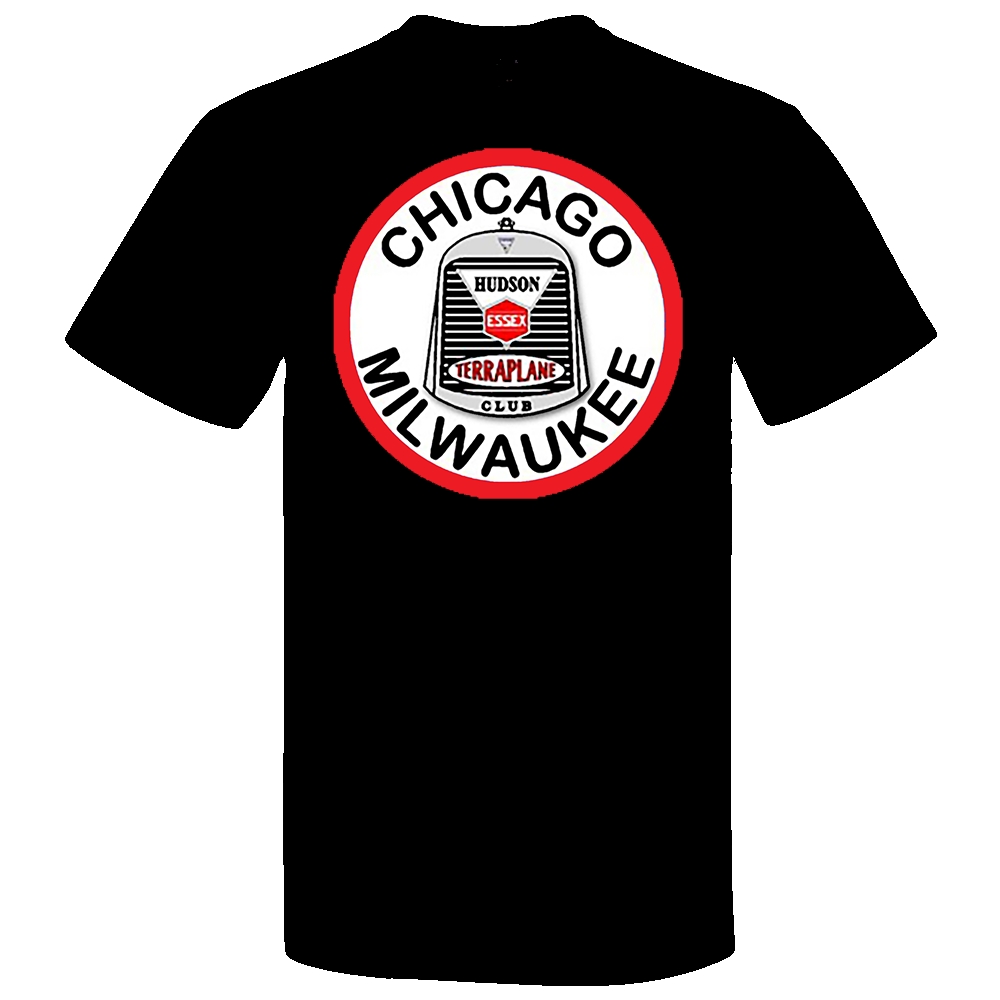 HET Club - Short Sleeve T-Shirt  HUDSON FRONT / CHICAGO MILWAUKEE CLUB BACK (Two Sided)