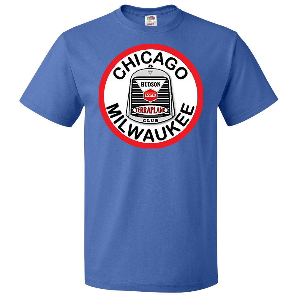 HET Club - Short Sleeve T-Shirt    CHICAGO-MILWAUKEE CLUB (Front Logo )