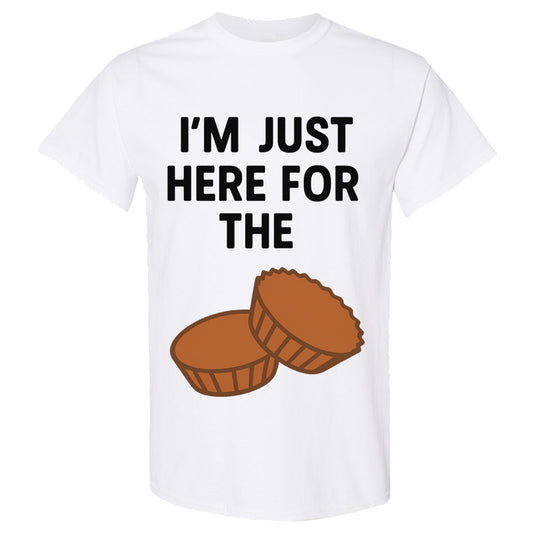 Halloween T-Shirt: I'm Just Here for the Reese's
