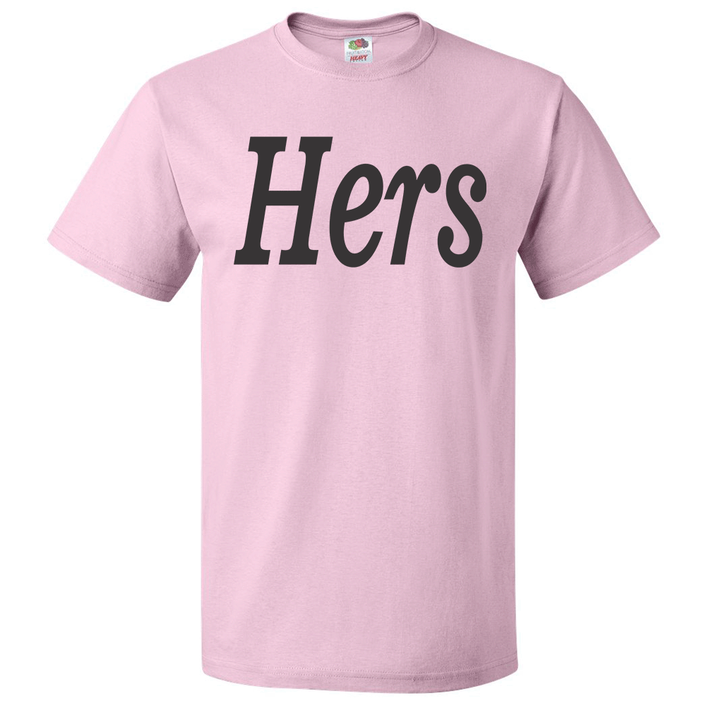 Short Sleeve T-Shirt: Valentines Day - "Hers" (V00) - FREE SHIPPING