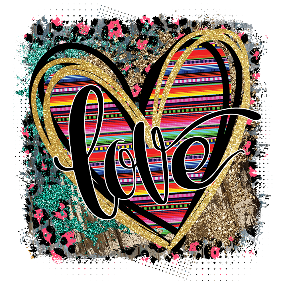 Short Sleeve T-Shirt: Valentines Day - "Love Heart (Pop Art)" (V41) - FREE SHIPPING