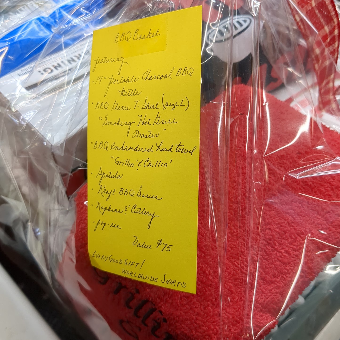 LARGE Gift Basket: BBQ Grill and Accessories (In-Store Pick-Up Only)