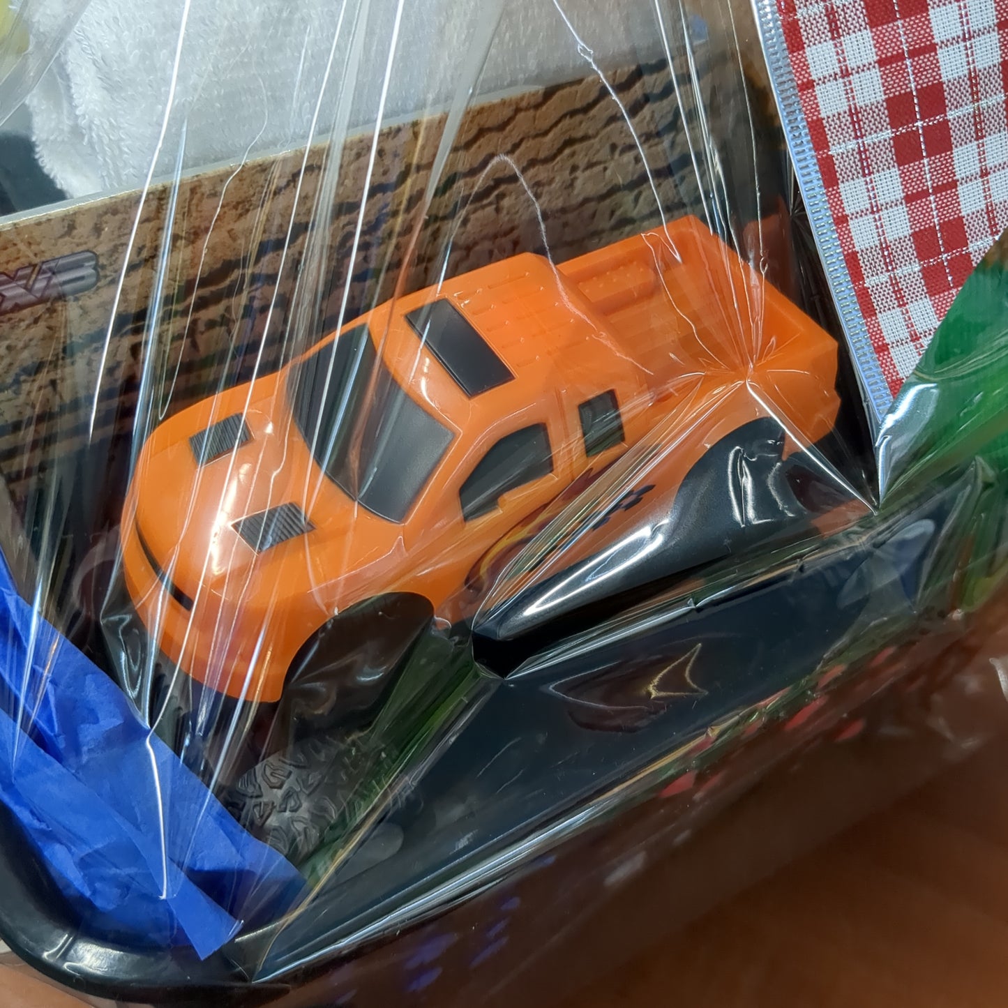 Gift Basket: Stuffed Bear Toy Truck and Blanket (In-Store Pick-Up Only)