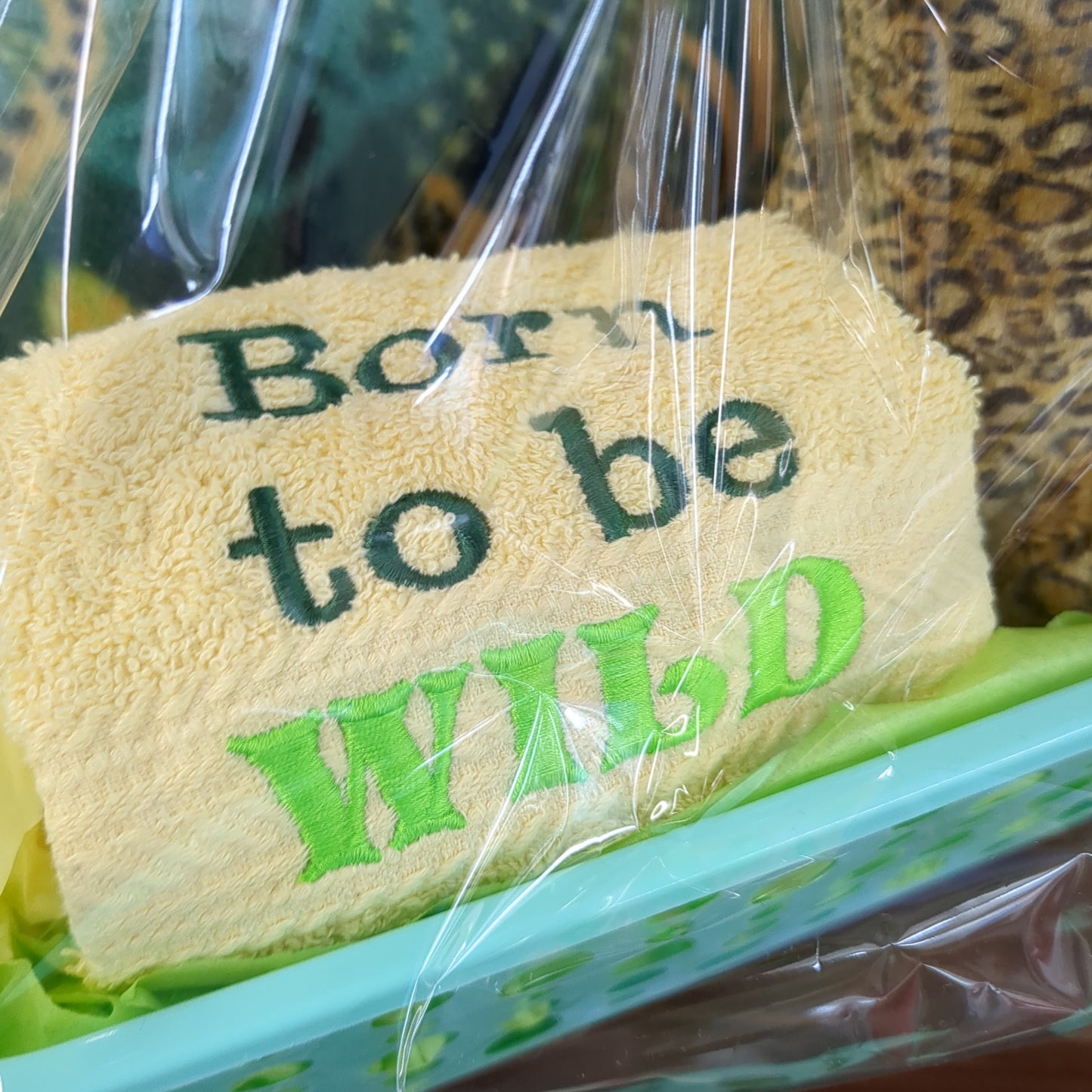 Gift Basket: Cheetah Stuffed Animal and Blanket (In-Store Pick-Up Only)