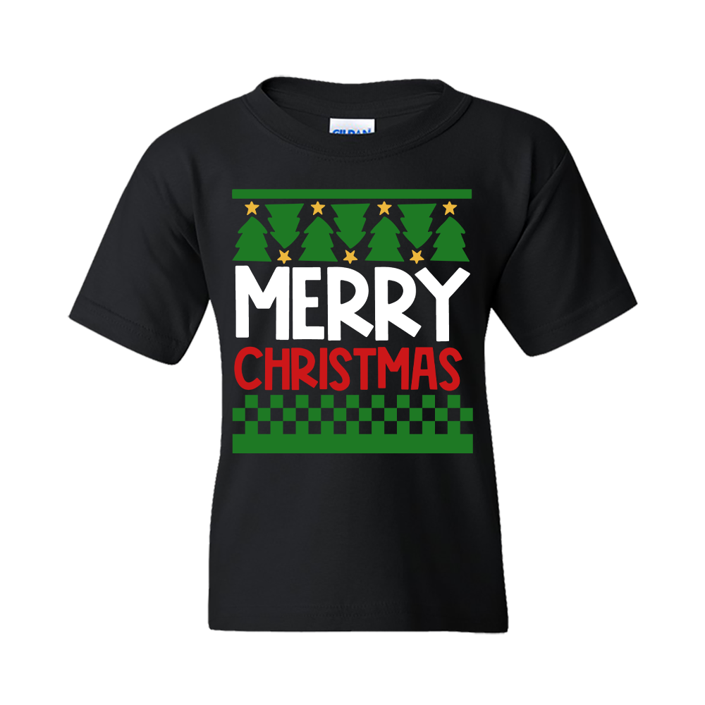 Christmas T-Shirt: Ugly "Merry Christmas" - FREE SHIPPING