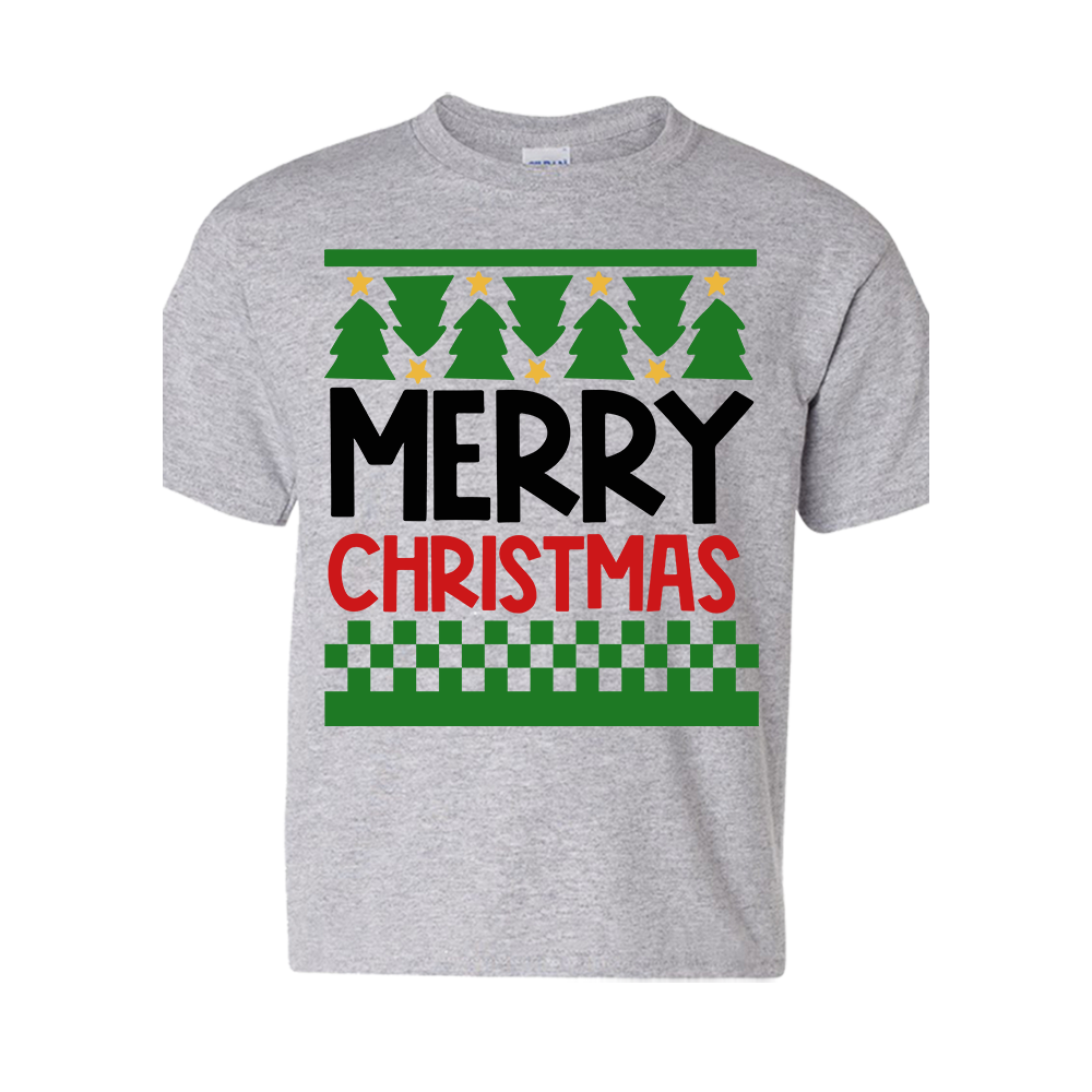 Christmas T-Shirt: Ugly "Merry Christmas" - FREE SHIPPING