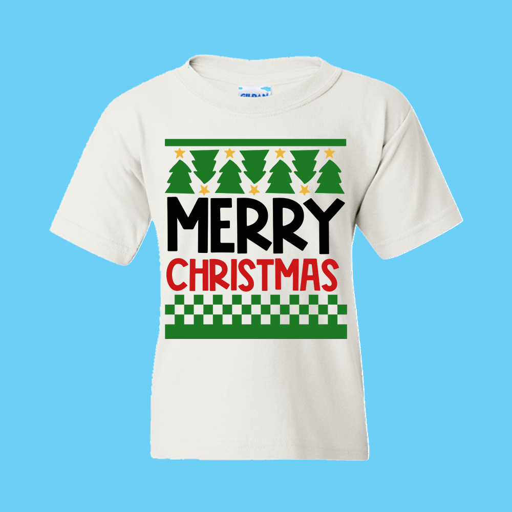 Christmas T-Shirt: Ugly "Merry Christmas" - FREE SHIPPING