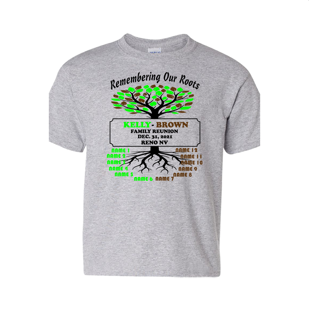 Family online reunions shirts
