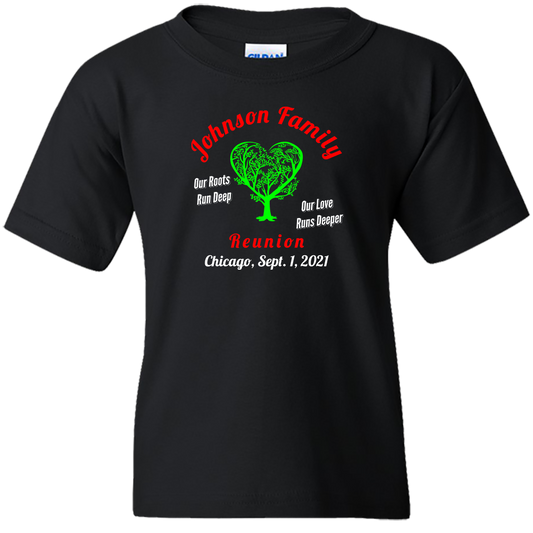 BULK ORDER: Custom T-Shirts - Roots Run Deep (Family Reunion)