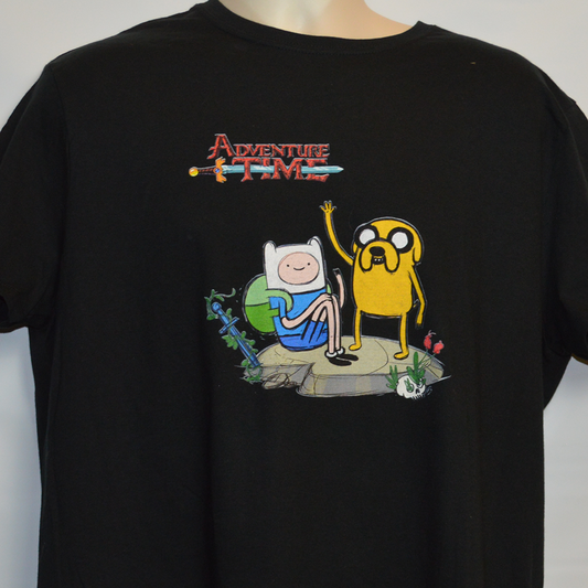 Short Sleeve T-Shirt: Adventure Time - Mens - Axl - Black - FREE SHIPPING
