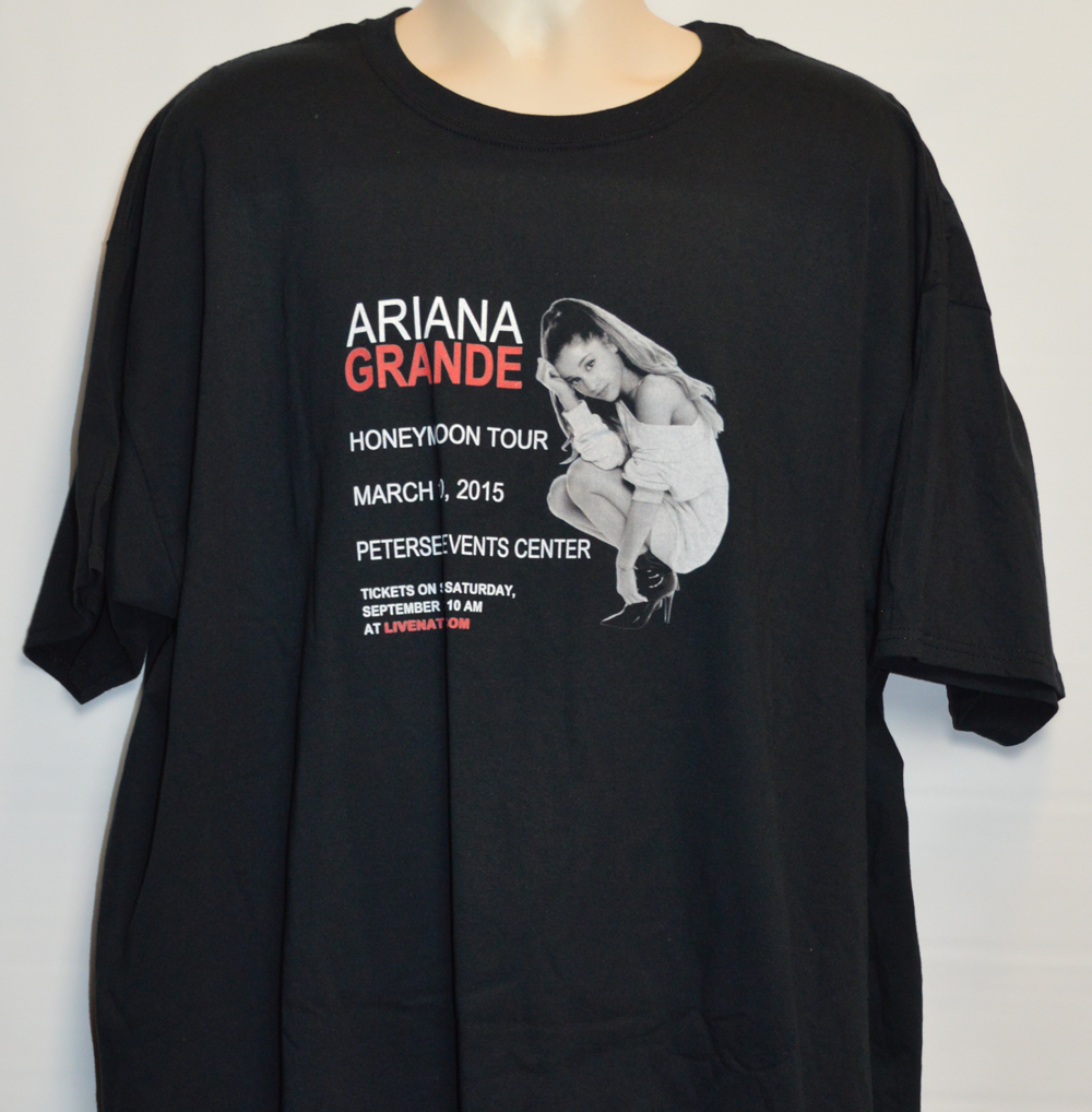 Short Sleeve T-Shirt: Ariana Grande Honeymoon - 3XL - Black Short Sleeve T-Shirt: Ariana Grande Honeymoon - 3XL - Black