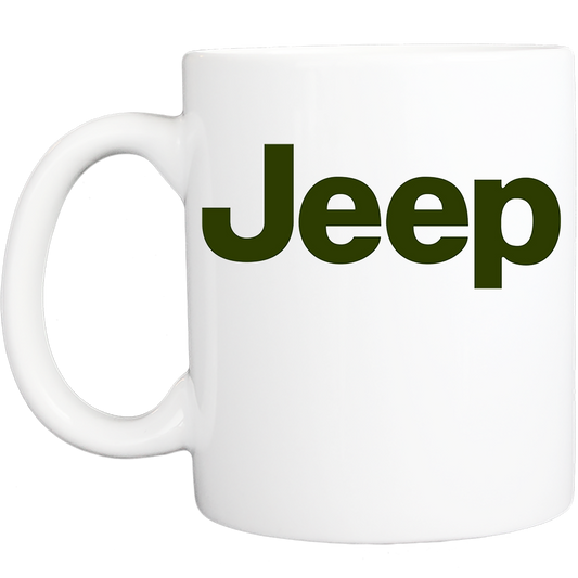 Coffee Mug: Jeep Logo - FREE SHIPPING