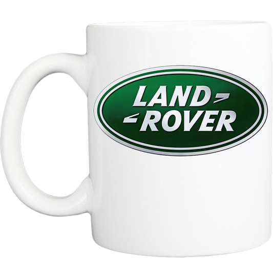 Coffee Mug: Land Rover - 11 or 15 Oz with Box - White - FREE SHIPPING