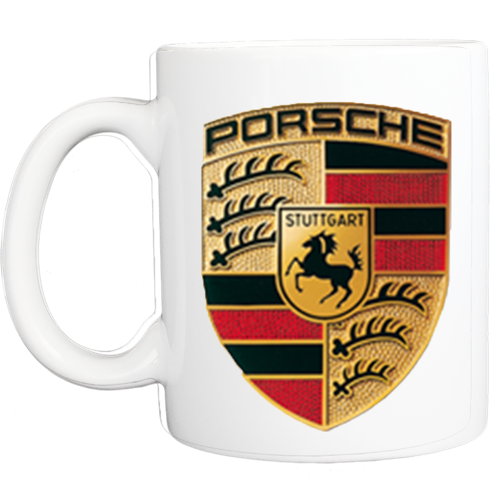 Coffee Mug: Porsche Logo - FREE SHIPPING