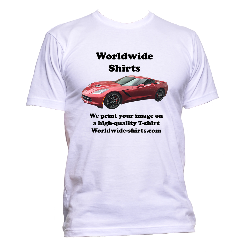 Custom Printed Short - Sleeve T-Shirt: With ANY Picture (All Sizes) –  Worldwide Shirts