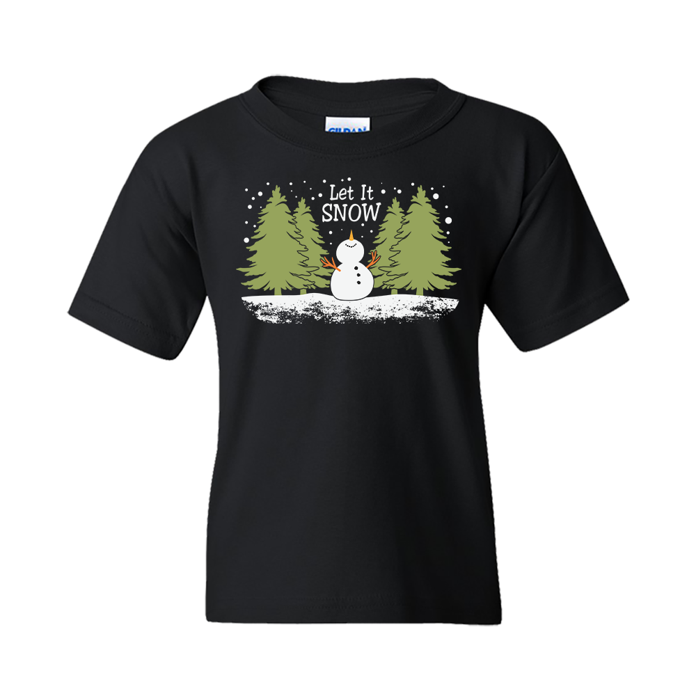 Christmas T-Shirt: "LET IT SNOW (15)" - FREE SHIPPING