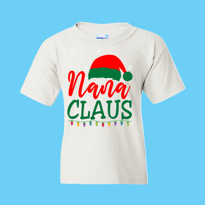 Christmas T-Shirt: "NANA CLAUSE (4)" - FREE SHIPPING