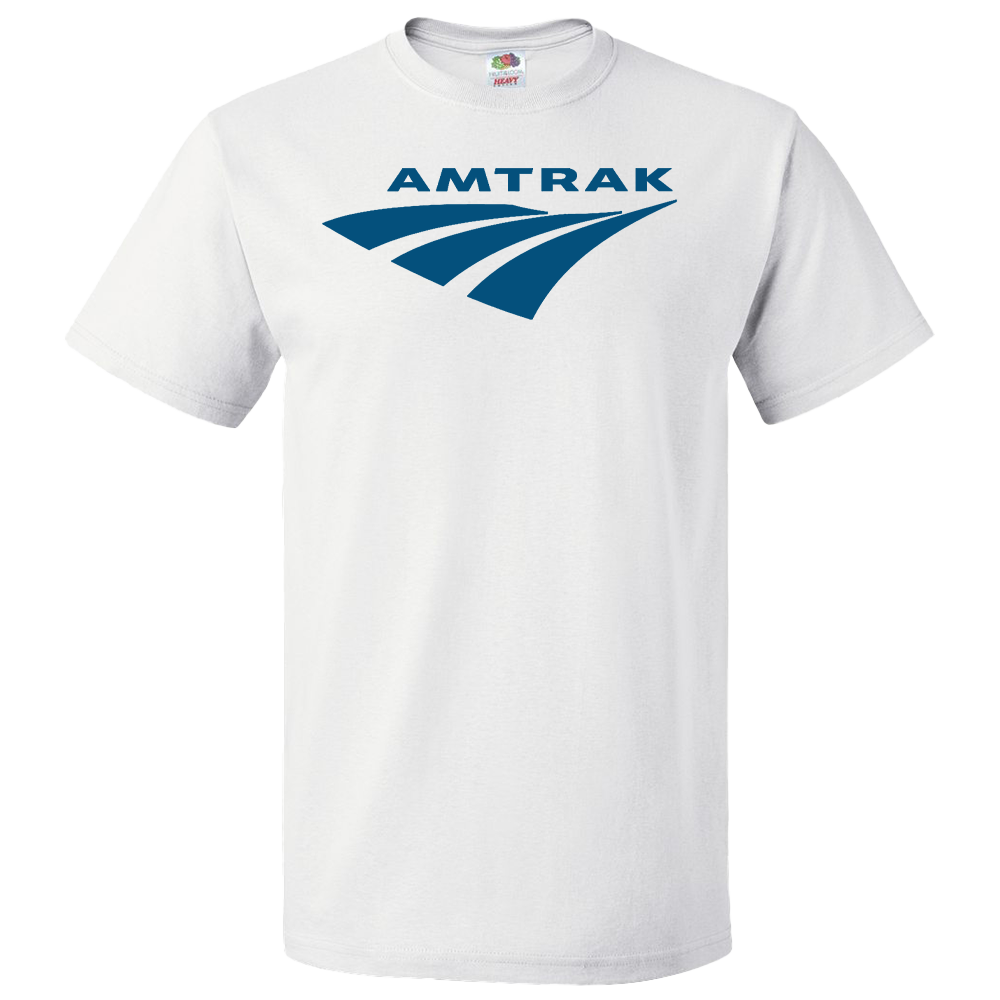Short Sleeve T-Shirt: AMTRAK 2001 +Logo - FREE SHIPPING