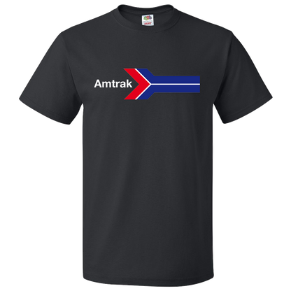 Short Sleeve T-Shirt: AMTRAK PRE 2001  Logo - FREE SHIPPING