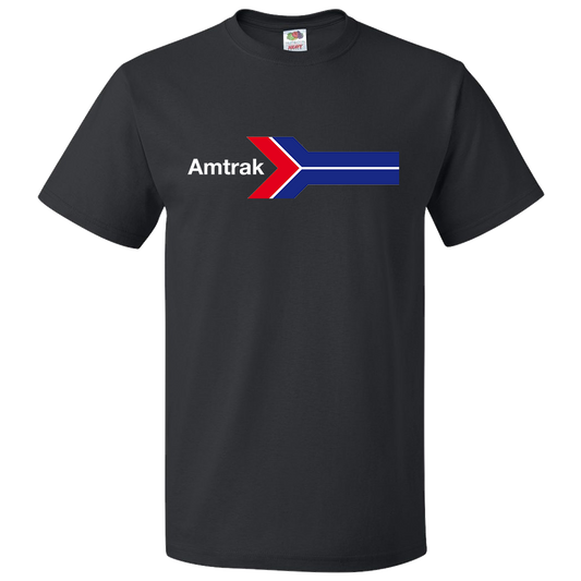 Short Sleeve T-Shirt: AMTRAK PRE 2001  Logo - FREE SHIPPING