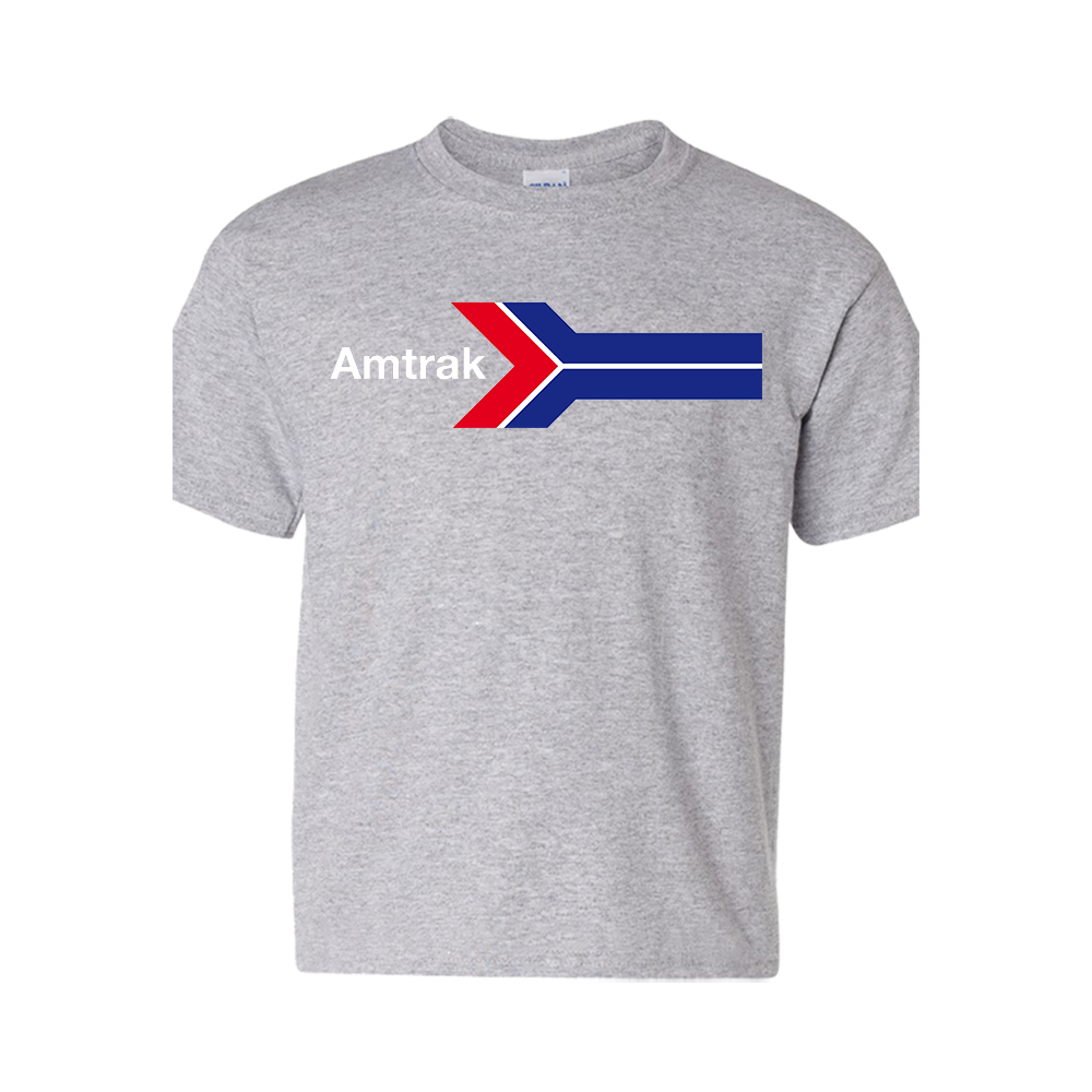 Short Sleeve T-Shirt: AMTRAK PRE 2001  Logo - FREE SHIPPING