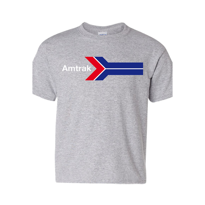 Short Sleeve T-Shirt: AMTRAK PRE 2001  Logo - FREE SHIPPING