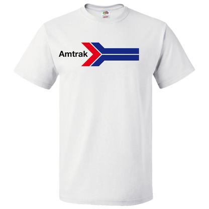 Short Sleeve T-Shirt: AMTRAK PRE 2001  Logo - FREE SHIPPING