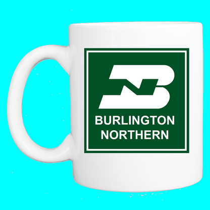 Coffee Mug: BURLINGTON NORTHERN - 11 or 15 Oz - Free Shipping