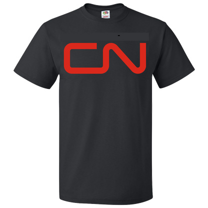 Short Sleeve T-Shirt: CN CANADIAN NATIONAL RAILWAY Logo - FREE SHIPPING
