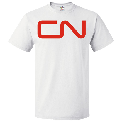 Short Sleeve T-Shirt: CN CANADIAN NATIONAL RAILWAY Logo - FREE SHIPPING