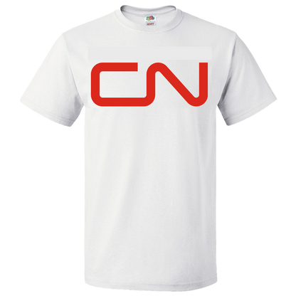 Short Sleeve T-Shirt: CN CANADIAN NATIONAL RAILWAY Logo - FREE SHIPPING