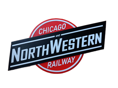 Short Sleeve T-Shirt: CHICAGO AND NORTHWESTERN RAILROAD Logo - FREE SHIPPING