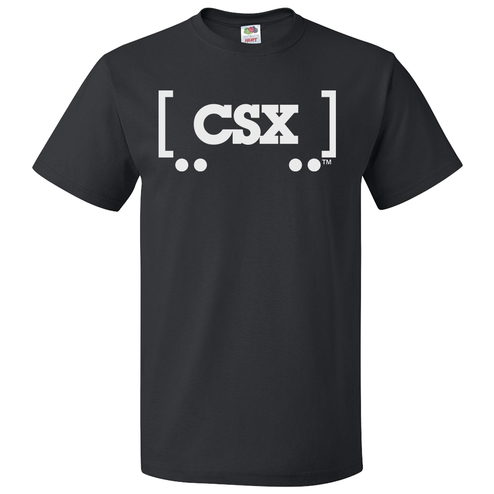 Short Sleeve T-Shirt: CSX BOX CAR Logo - FREE SHIPPING
