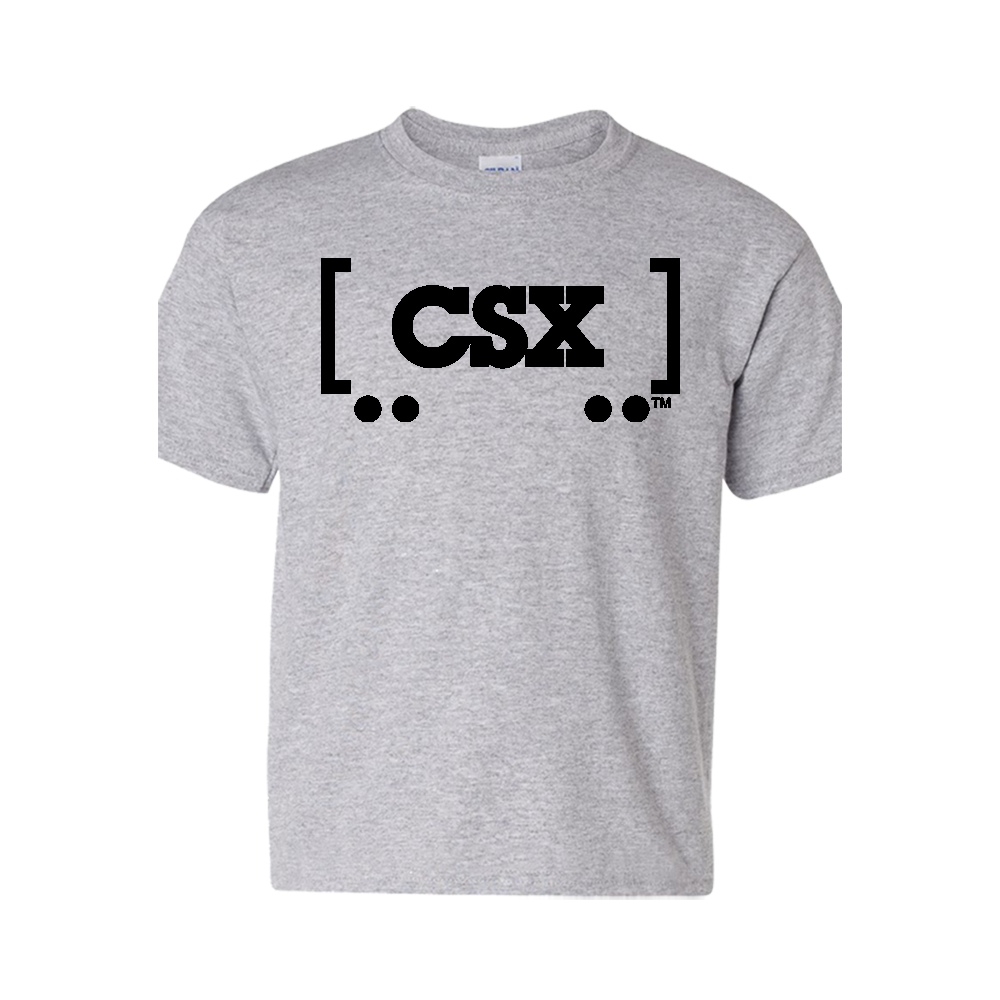 Short Sleeve T-Shirt: CSX BOX CAR Logo - FREE SHIPPING