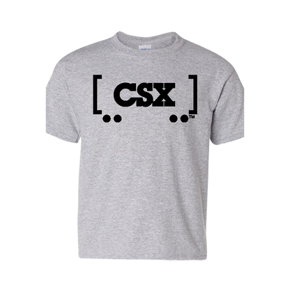 Short Sleeve T-Shirt: CSX BOX CAR Logo - FREE SHIPPING
