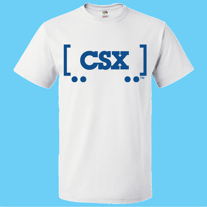 Short Sleeve T-Shirt: CSX BOX CAR Logo - FREE SHIPPING