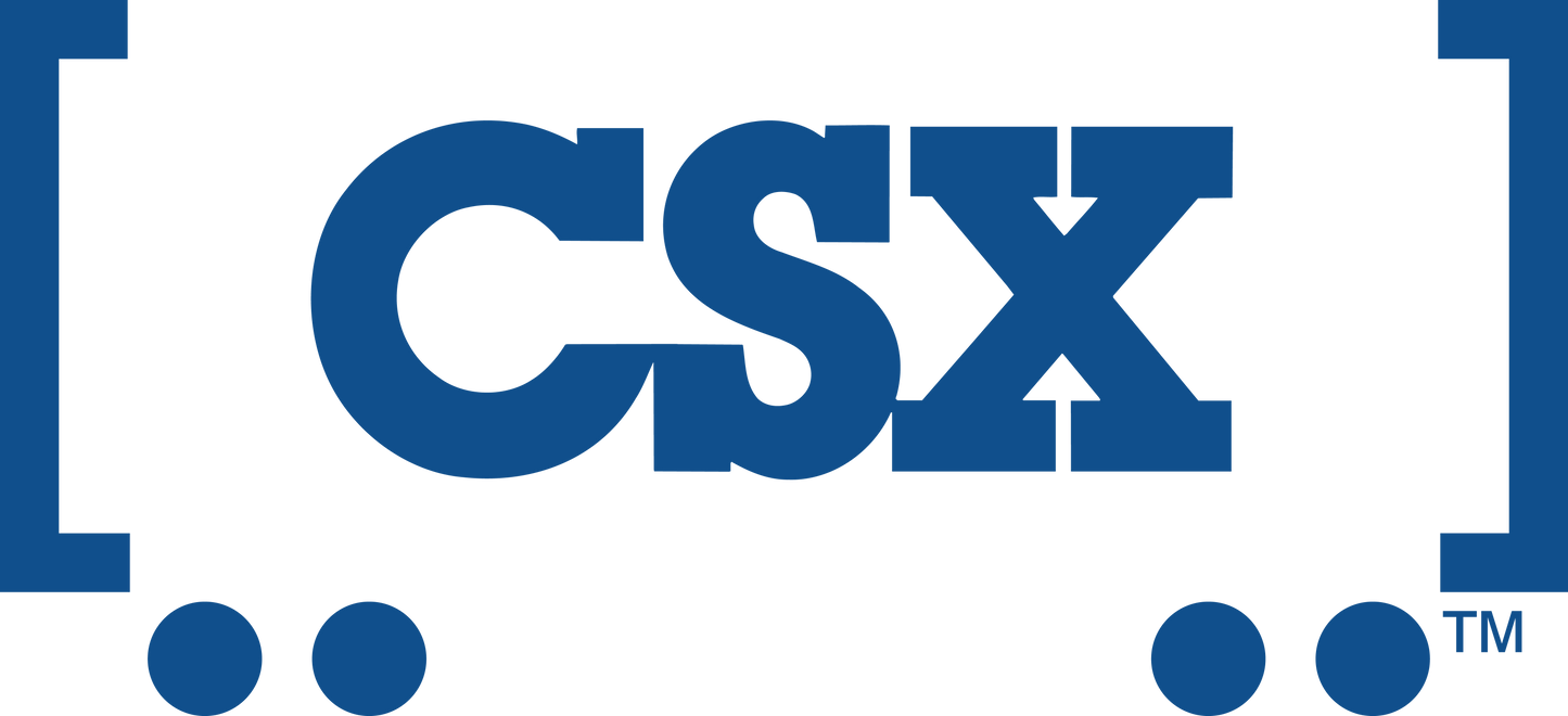 Short Sleeve T-Shirt: CSX BOX CAR Logo - FREE SHIPPING