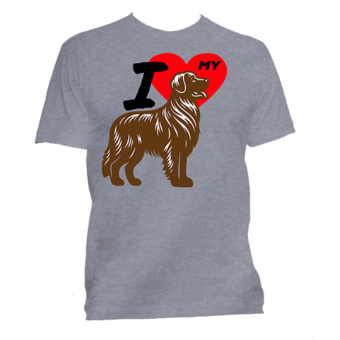 Short Sleeve T-Shirt: "I (HEART) My Dog (GOLDEN RETRIEVER)"- FREE SHIPPING
