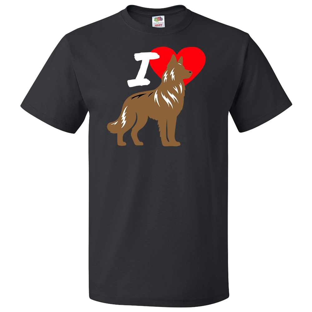 Short Sleeve T-Shirt: "I (HEART) My Dog (GERMAN SHEPARD)" - FREE SHIPPING