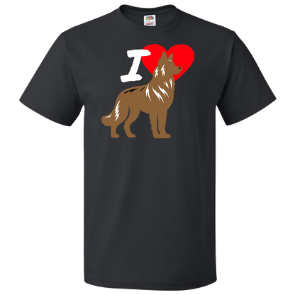 Short Sleeve T-Shirt: "I (HEART) My Dog (GERMAN SHEPARD)" - FREE SHIPPING