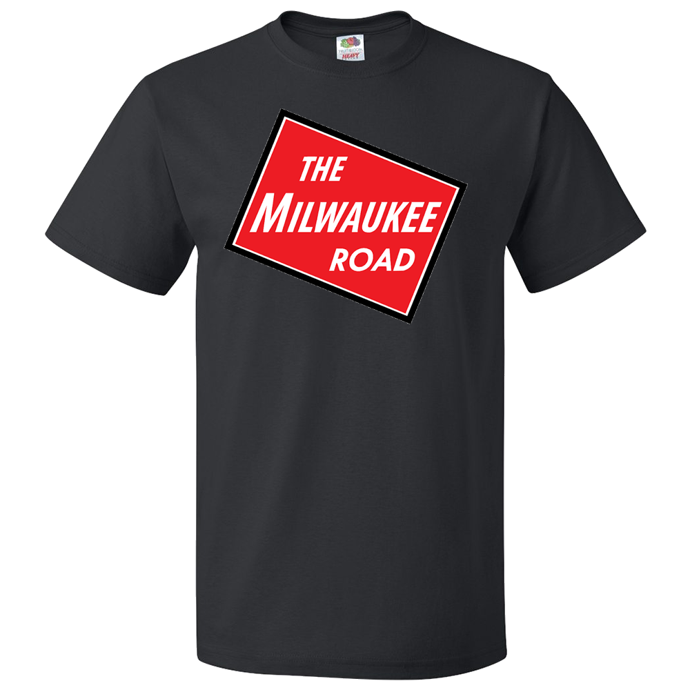 Short Sleeve T-Shirt: MILWAUKEE ROAD Logo - FREE SHIPPING