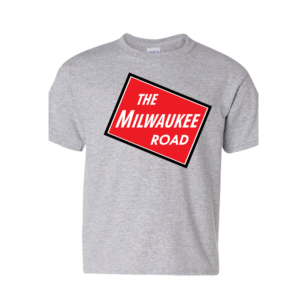 Short Sleeve T-Shirt: MILWAUKEE ROAD Logo - FREE SHIPPING
