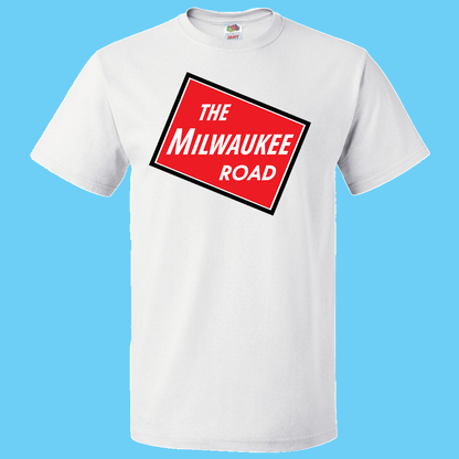 Short Sleeve T-Shirt: MILWAUKEE ROAD Logo - FREE SHIPPING