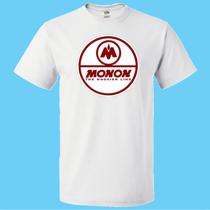Short Sleeve T-Shirt: MONON HOOSIER LINE Logo - FREE SHIPPING